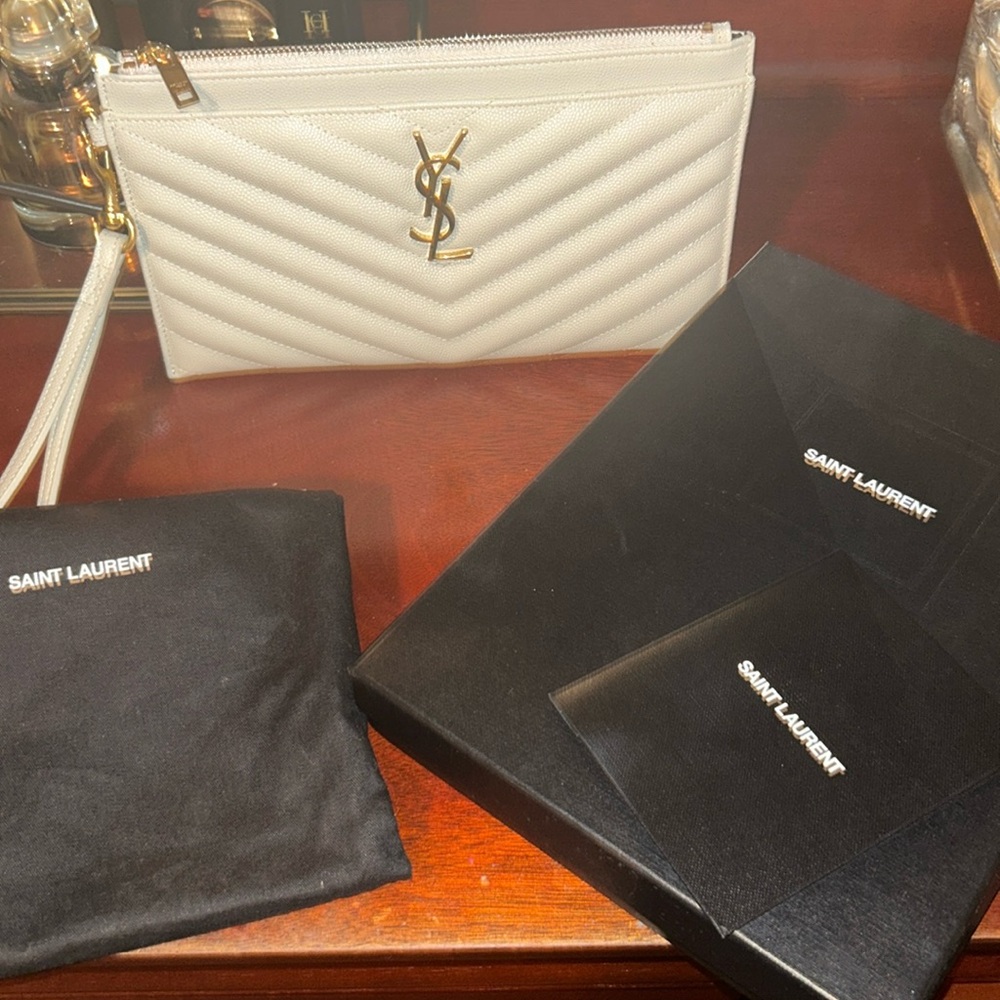 Yves Saint Laurent wristlet